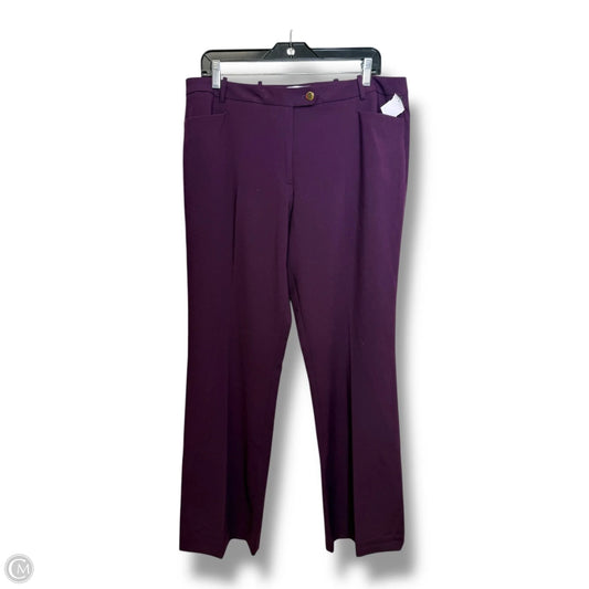 Pants Dress By Calvin Klein In Purple, Size: 12