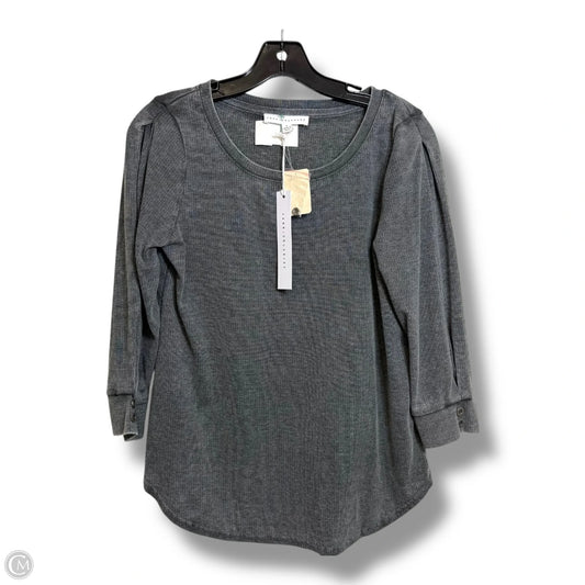 Top 3/4 Sleeve By Jane And Delancey In Grey, Size: S