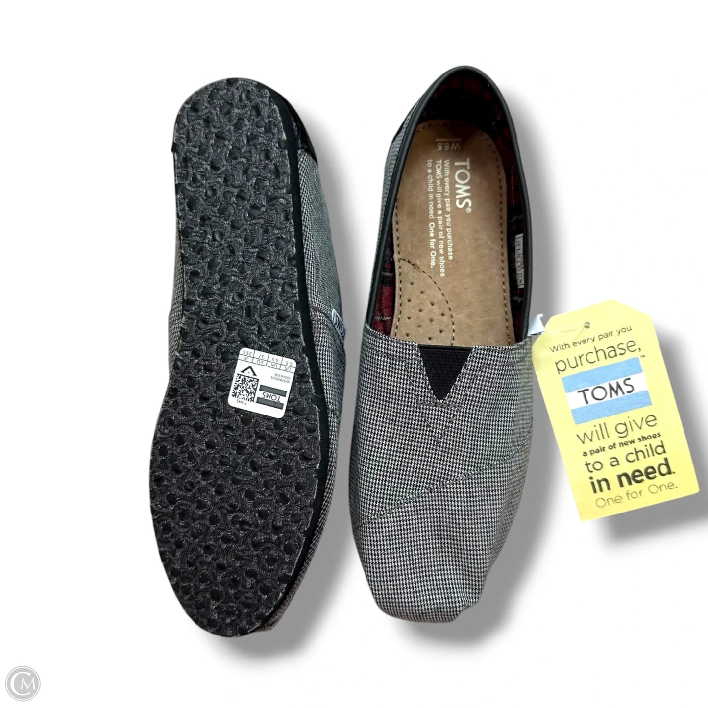 Shoes Flats By Toms In Black, Size: 6.5