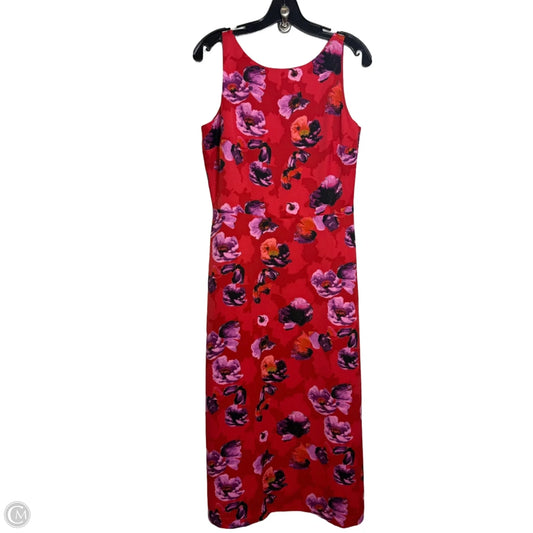 Dress Casual Maxi By Banana Republic In Red, Size: 8