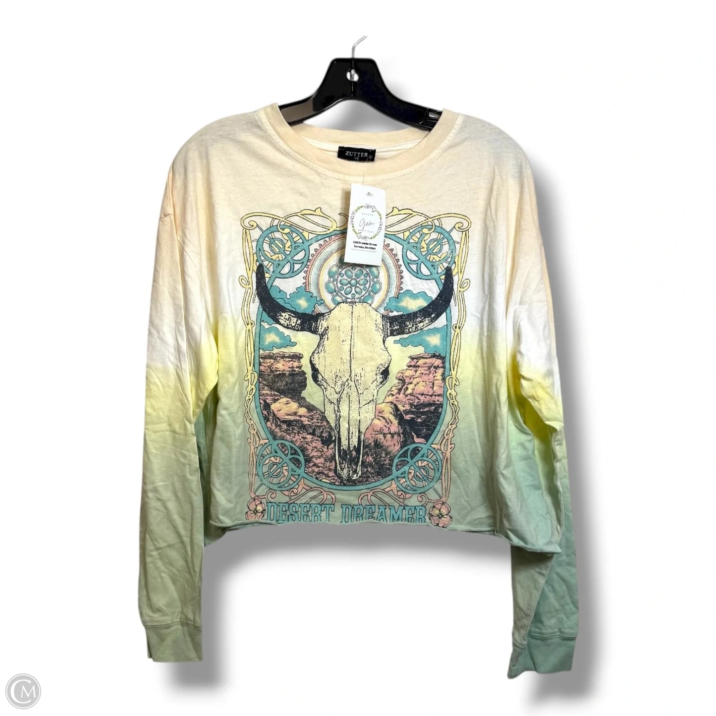 Top Long Sleeve By Zutter In Multi-colored, Size: S