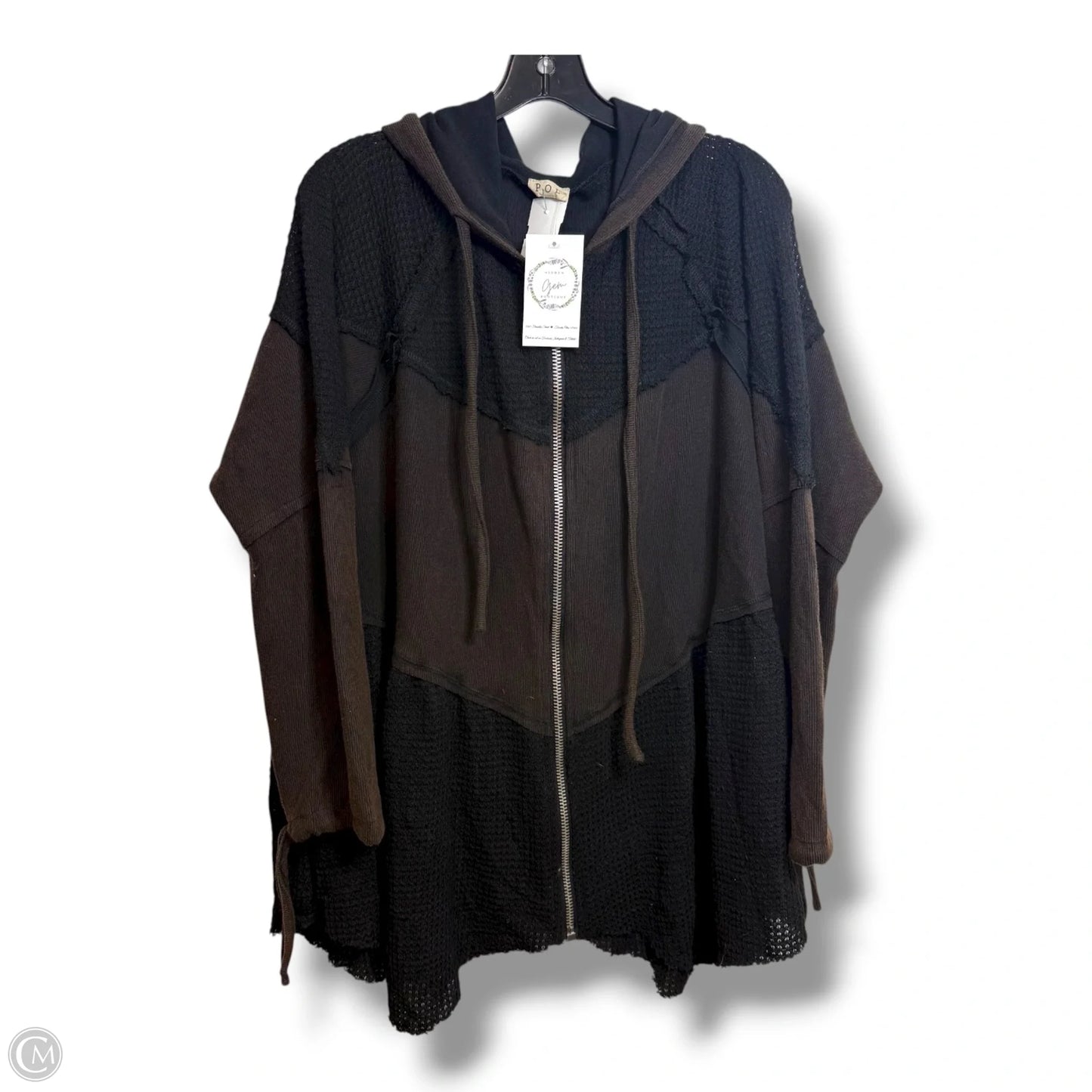 Jacket Other By Pol In Black & Brown, Size: M