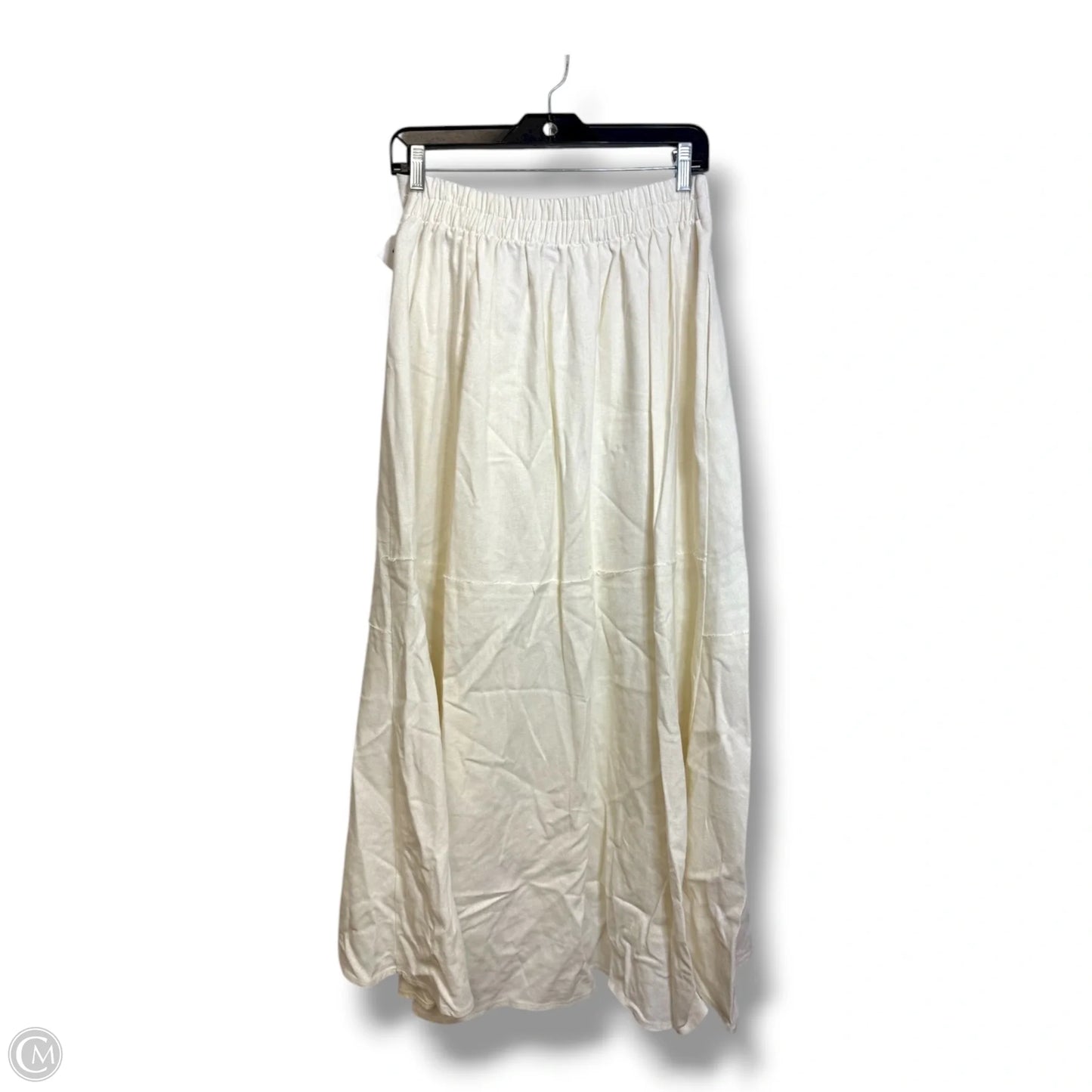 Skirt Maxi By Clothes Mentor In White, Size: M