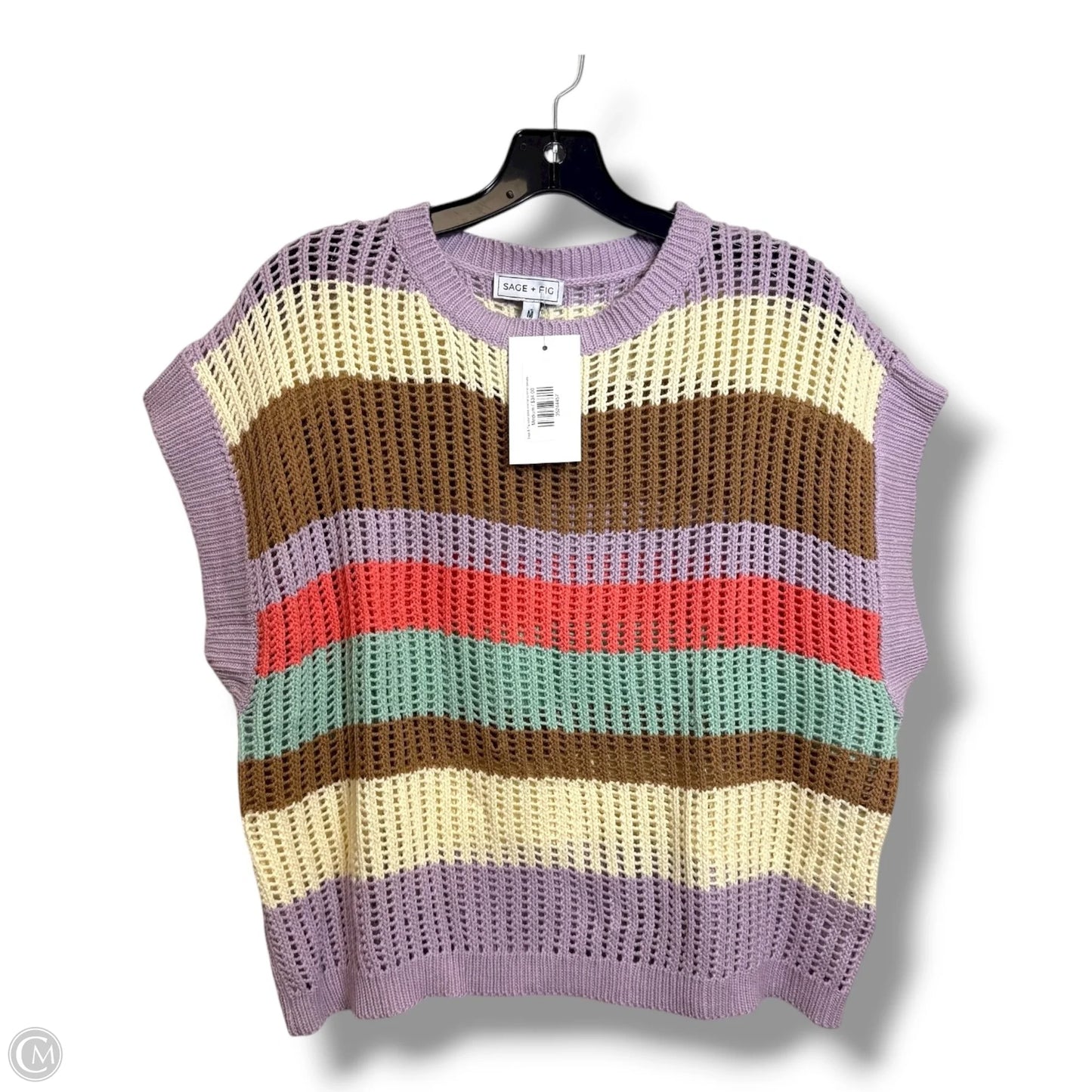 Top Sleeveless By Clothes Mentor In Multi-colored, Size: M