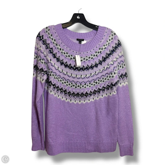 Sweater By Talbots In Purple, Size: S