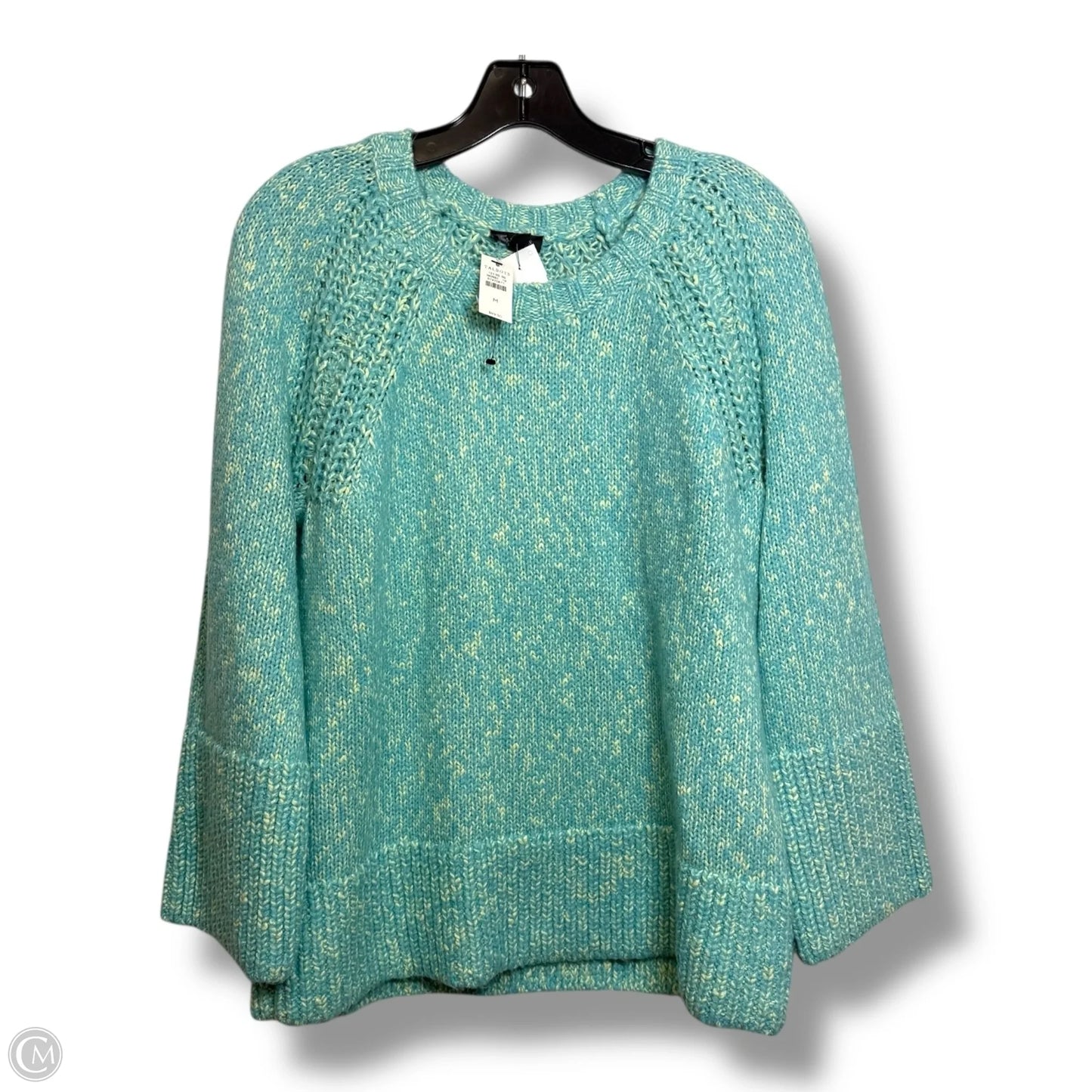 Sweater By Talbots In Aqua, Size: M