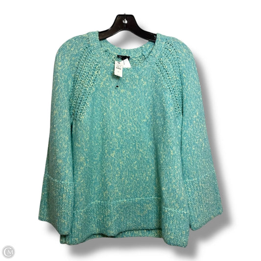 Sweater By Talbots In Aqua, Size: M