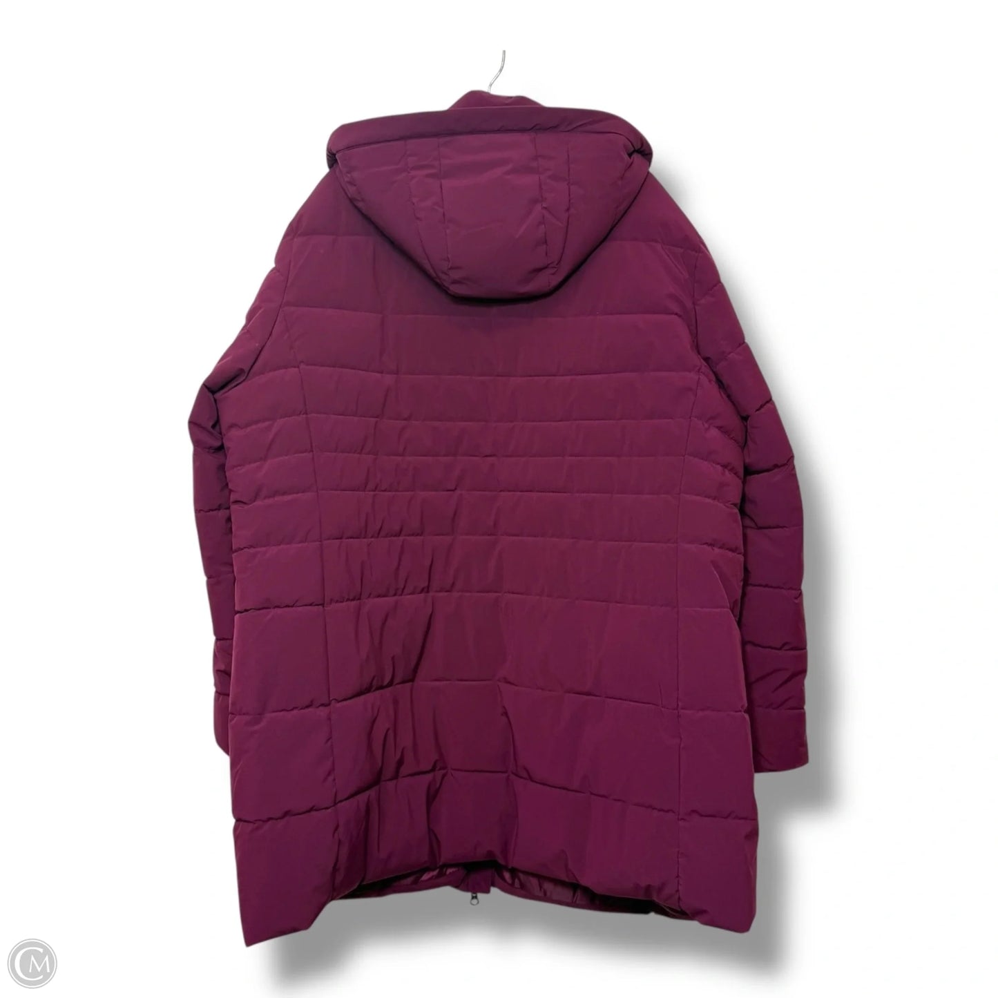 Coat Parka By Clothes Mentor In Maroon, Size: 2x