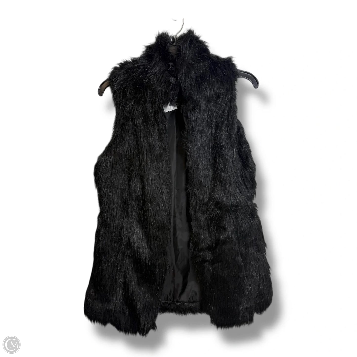 Vest Faux Fur & Sherpa By Me Jane In Black, Size: M