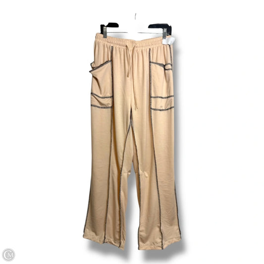 Pants Lounge By Clothes Mentor In Cream, Size: M
