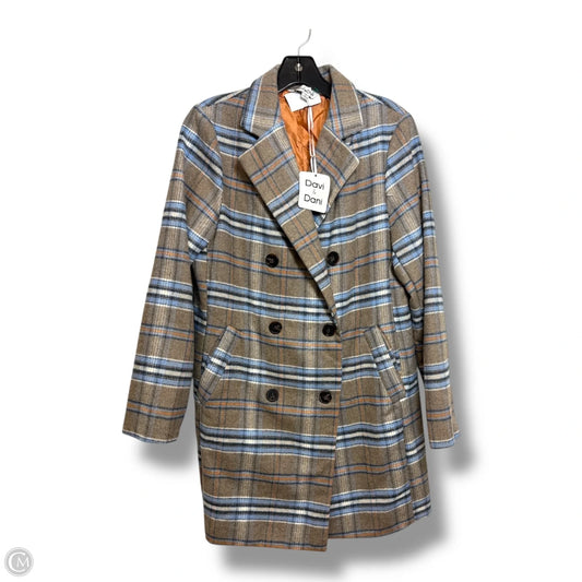 Jacket Shirt By Davi & Dani In Plaid Pattern, Size: S