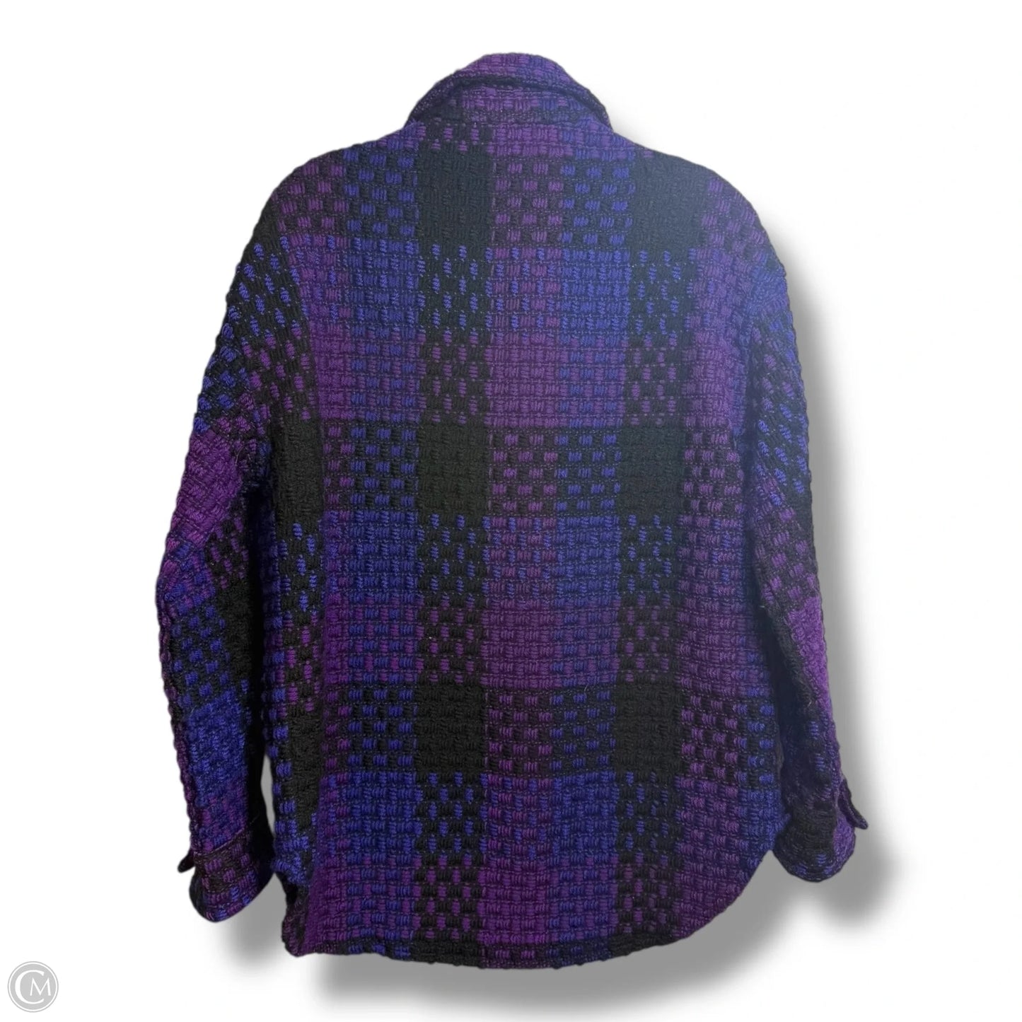 Jacket Shirt By La Miel In Purple, Size: S