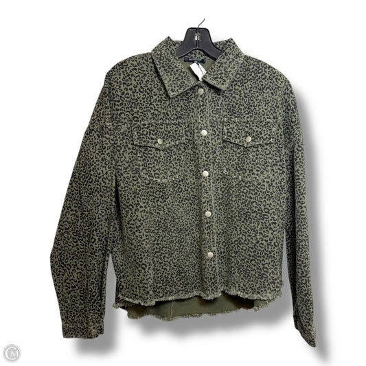 Jacket Shirt By Mittoshop In Animal Print, Size: S