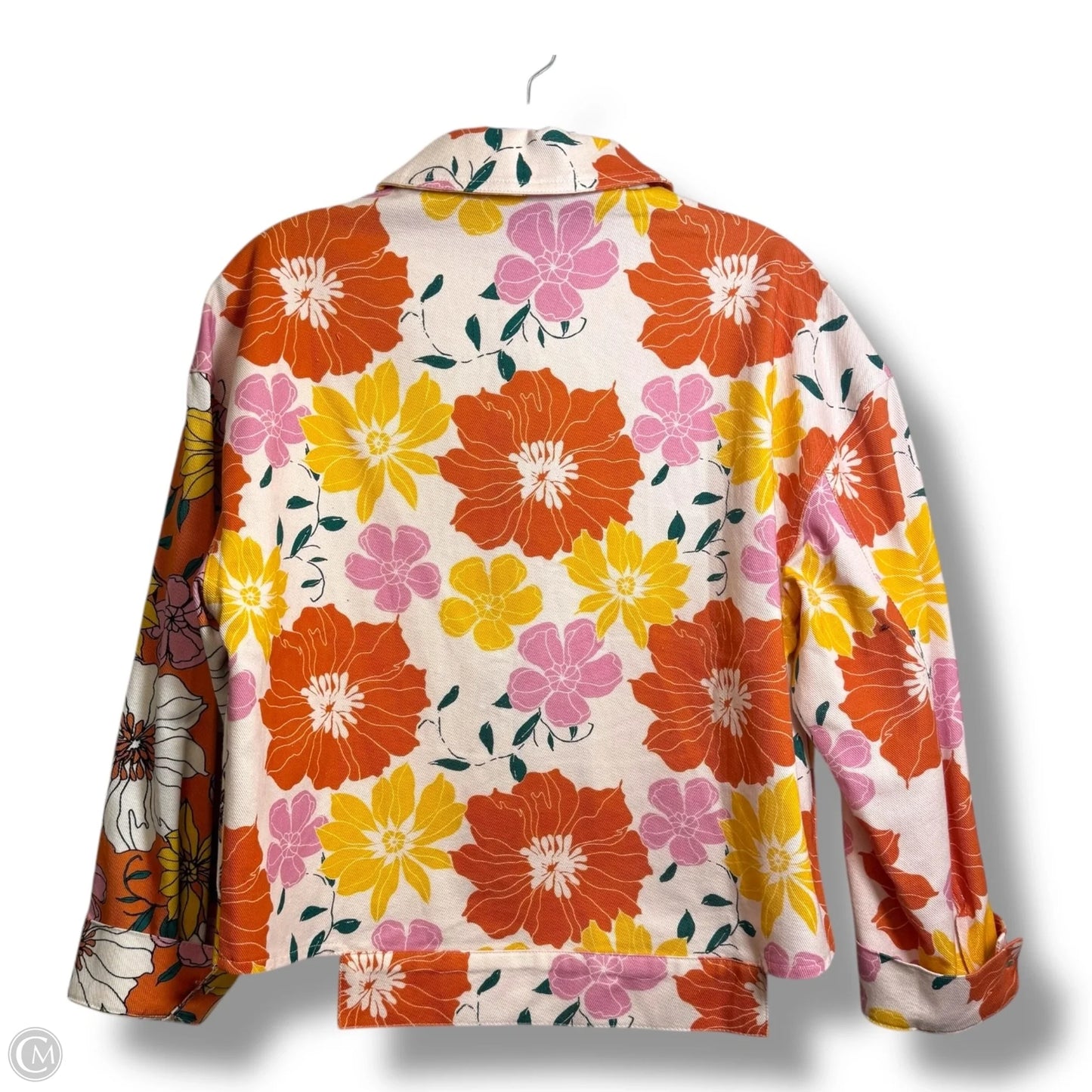 Top Long Sleeve By Emily Wonder In Floral Print, Size: S