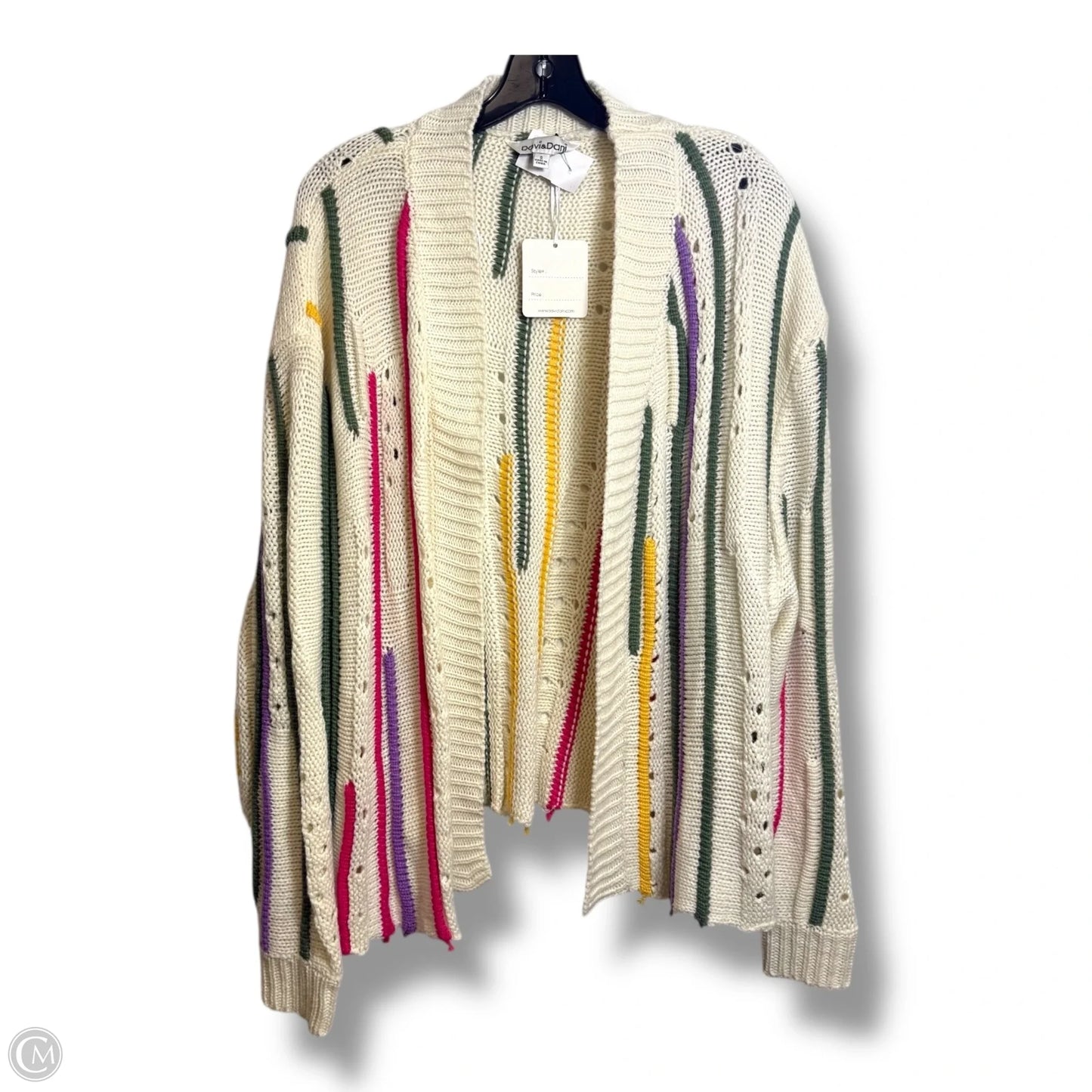 Cardigan By Davi & Dani In Cream, Size: S