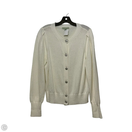 Cardigan By Ryegrass In Ivory, Size: L