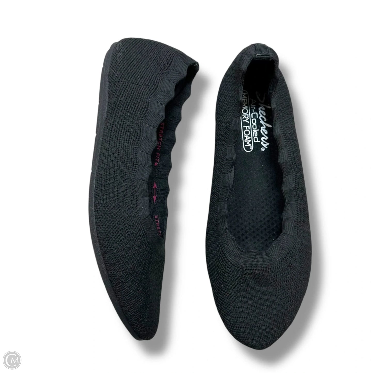 Shoes Flats By Skechers In Black, Size: 8