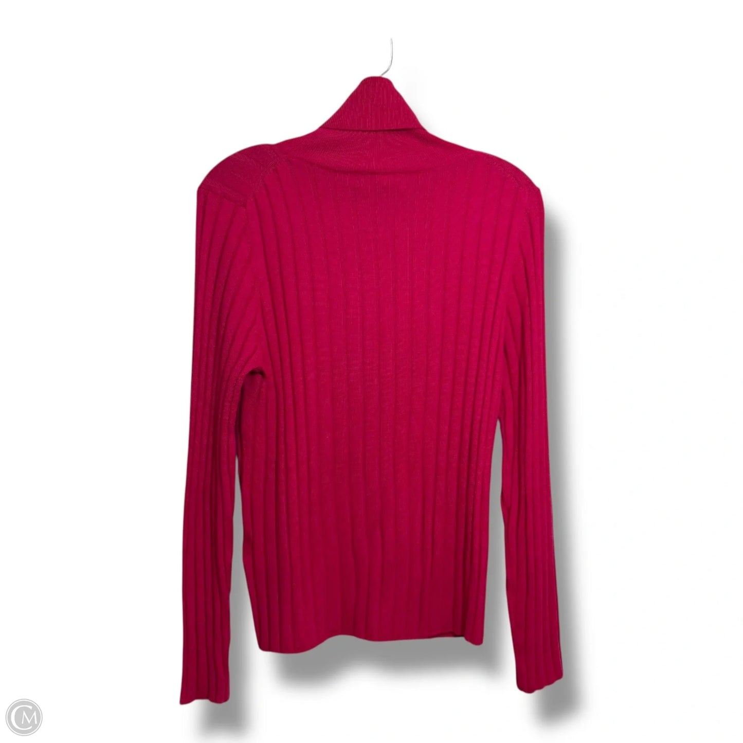 Top Long Sleeve By Banana Republic In Pink, Size: L