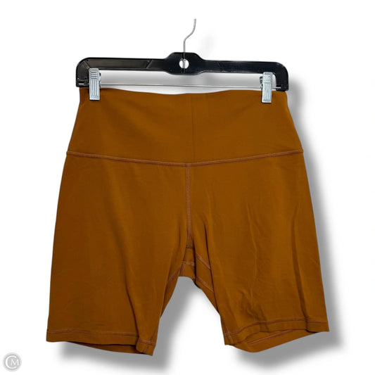 Athletic Shorts By Lululemon In Brown, Size: 10