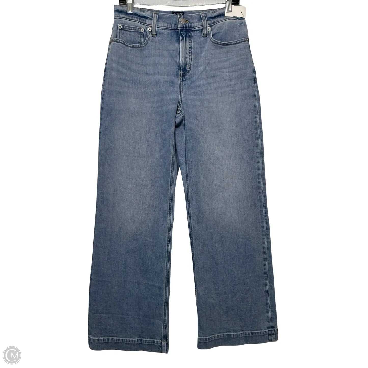 Jeans Wide Leg By J. Crew In Blue Denim, Size: 2