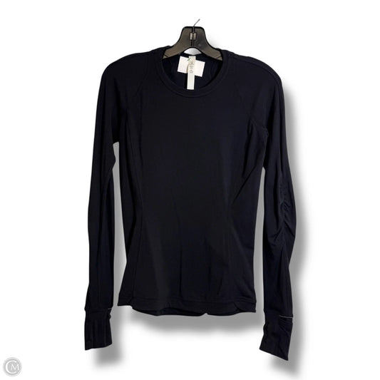 Athletic Top Long Sleeve Crewneck By Lululemon In Black, Size: 6