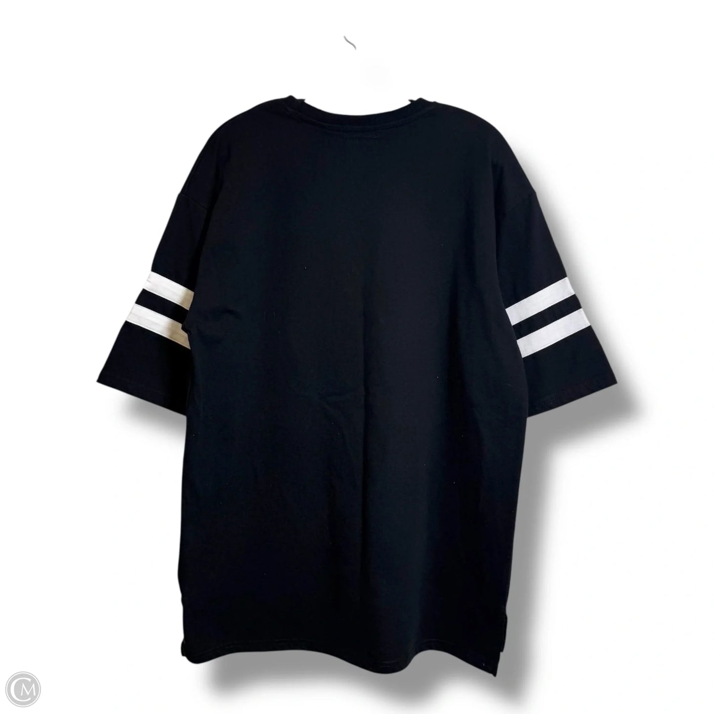 Top Short Sleeve By Nfl In Black, Size: L