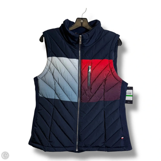 Vest Puffer & Quilted By Tommy Hilfiger In Navy, Size: L