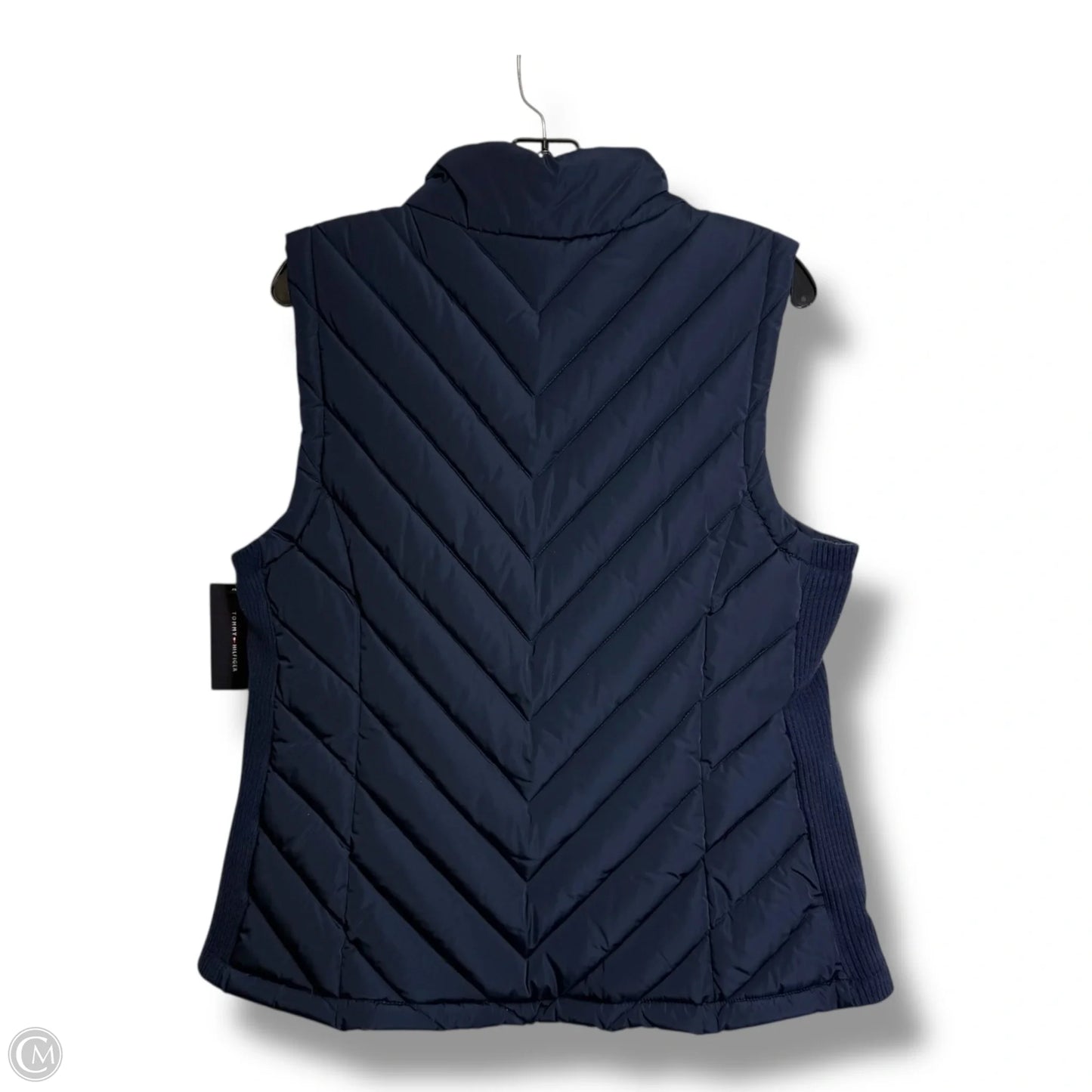 Vest Puffer & Quilted By Tommy Hilfiger In Navy, Size: L