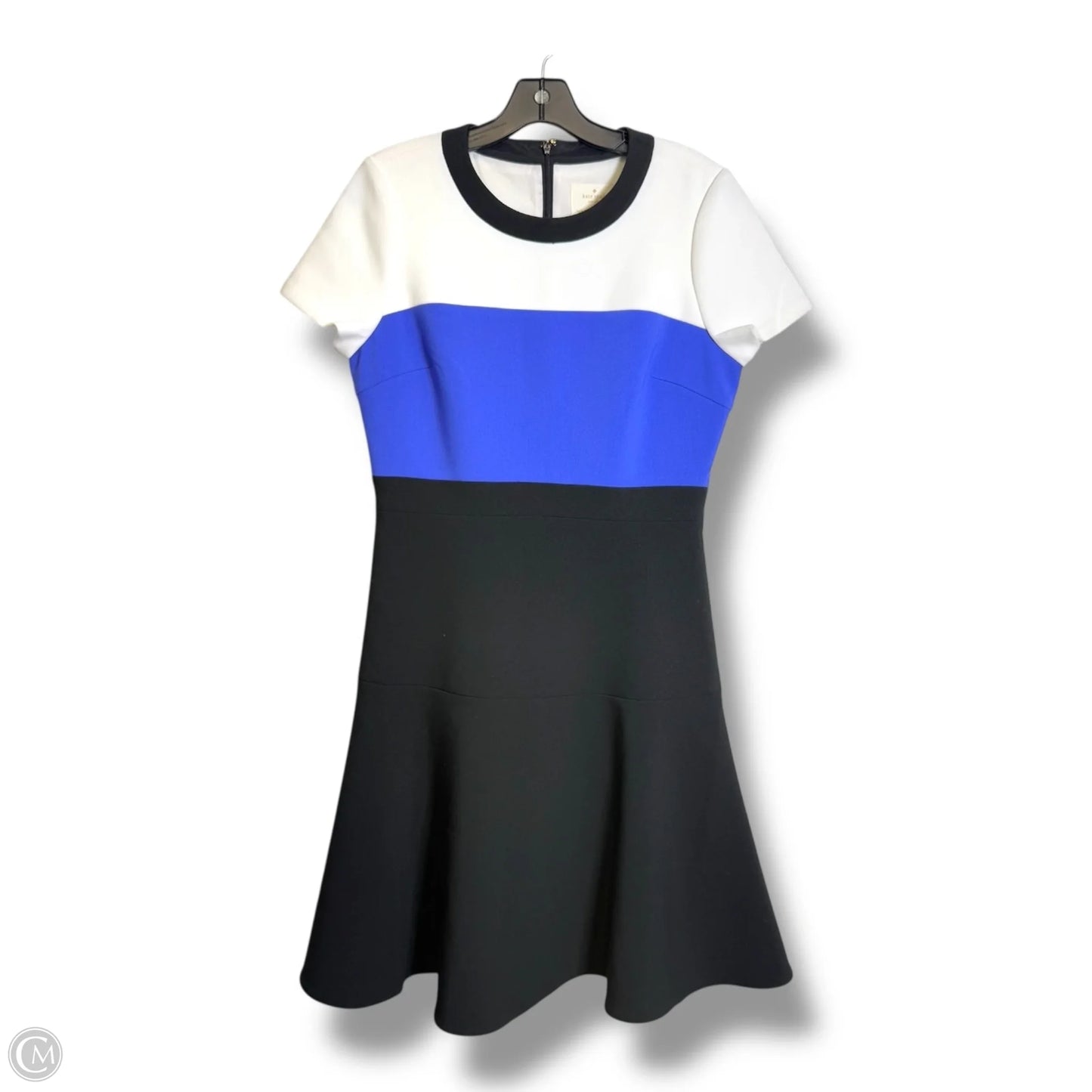 Dress Designer By Kate Spade In Striped Pattern, Size: 8