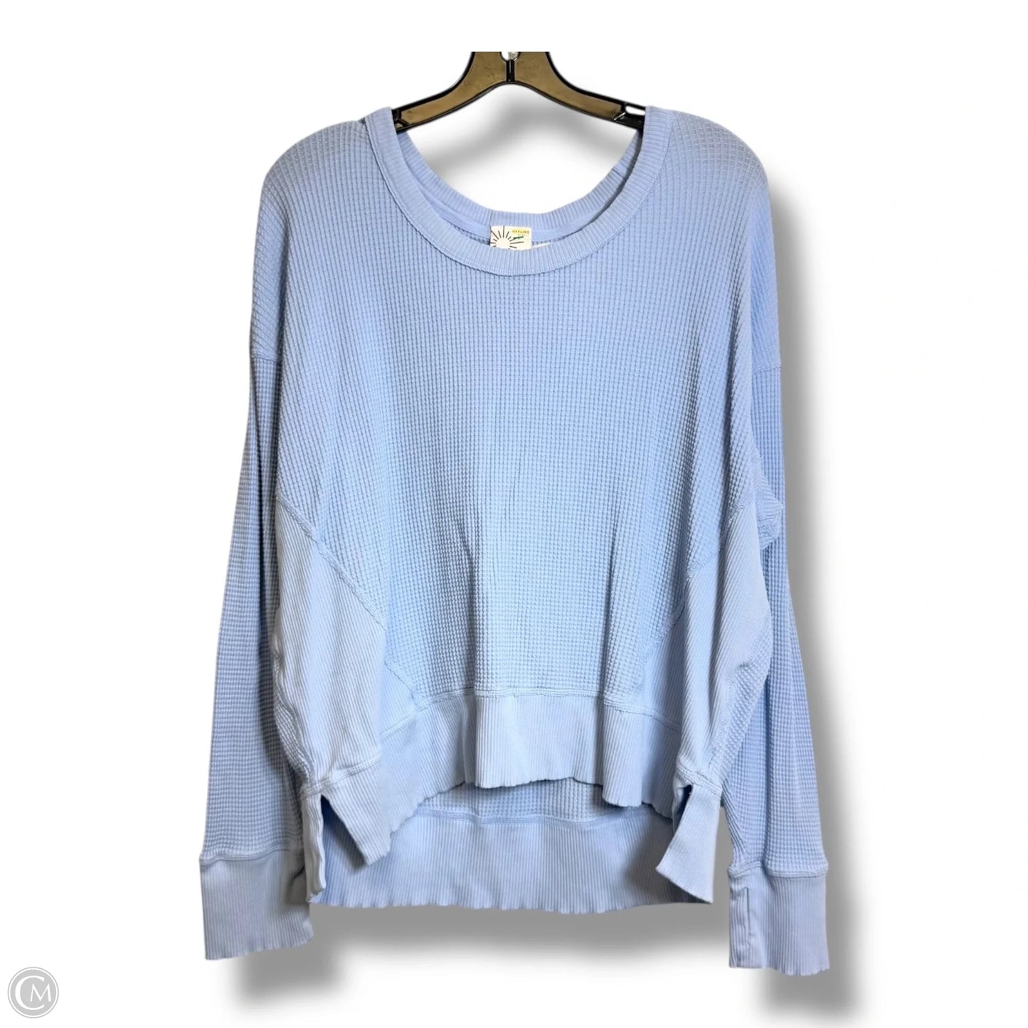Top Long Sleeve By Offline By Aerie In Blue, Size: M