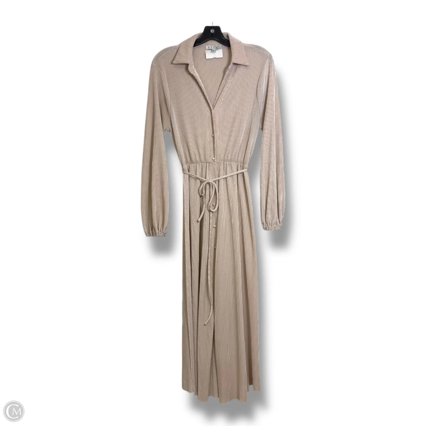 Dress Casual Maxi By Hyfve In Taupe, Size: S