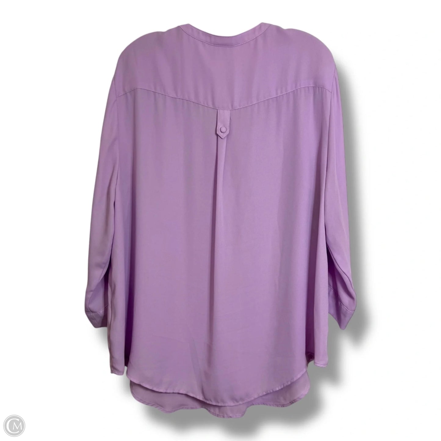 Top Long Sleeve By Torrid In Purple, Size: 2x