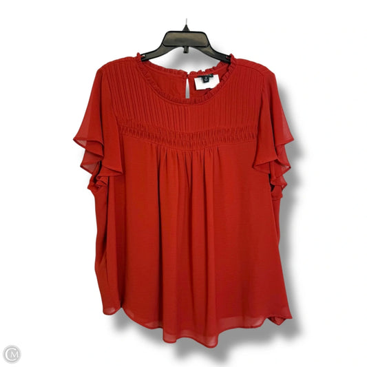 Top Short Sleeve By Torrid In Bronze, Size: 2x