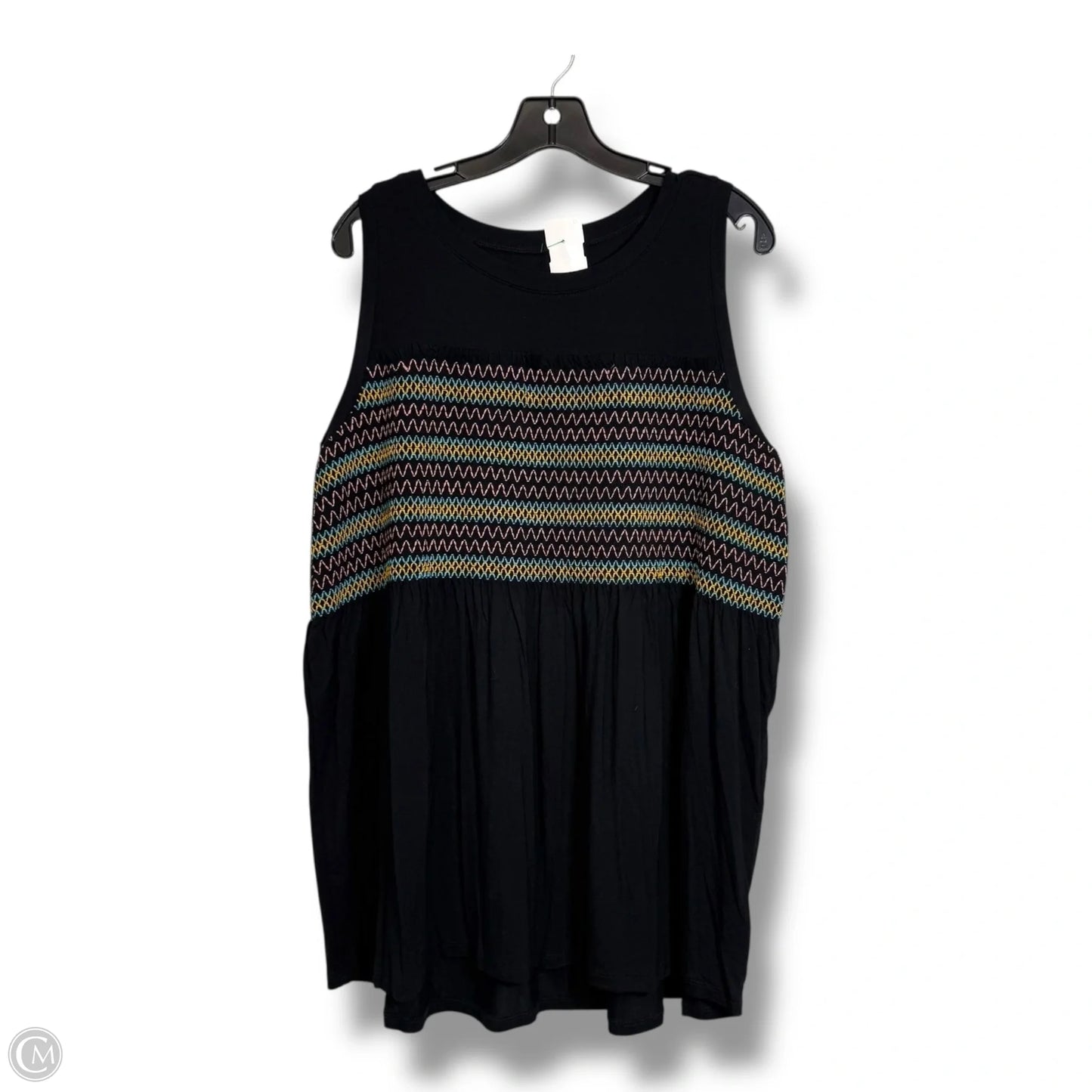 Top Sleeveless By Torrid In Black, Size: 2x