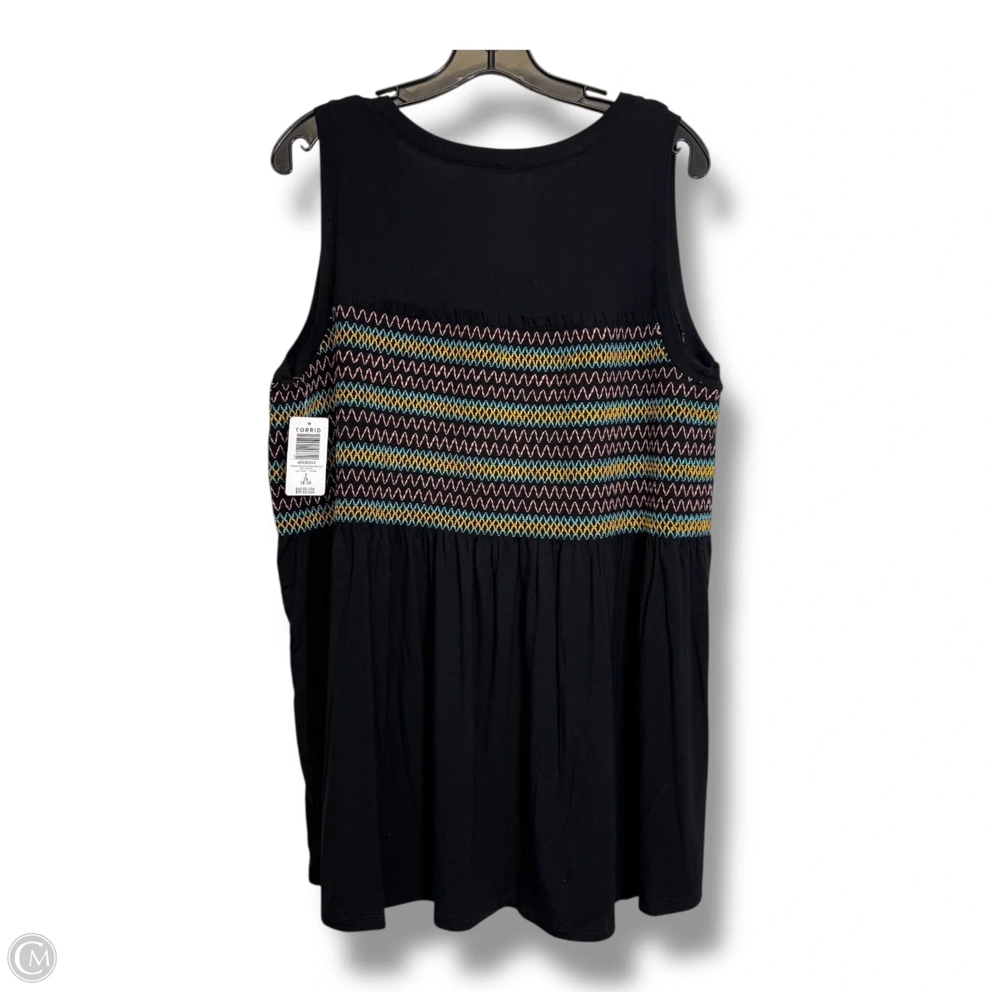 Top Sleeveless By Torrid In Black, Size: 2x