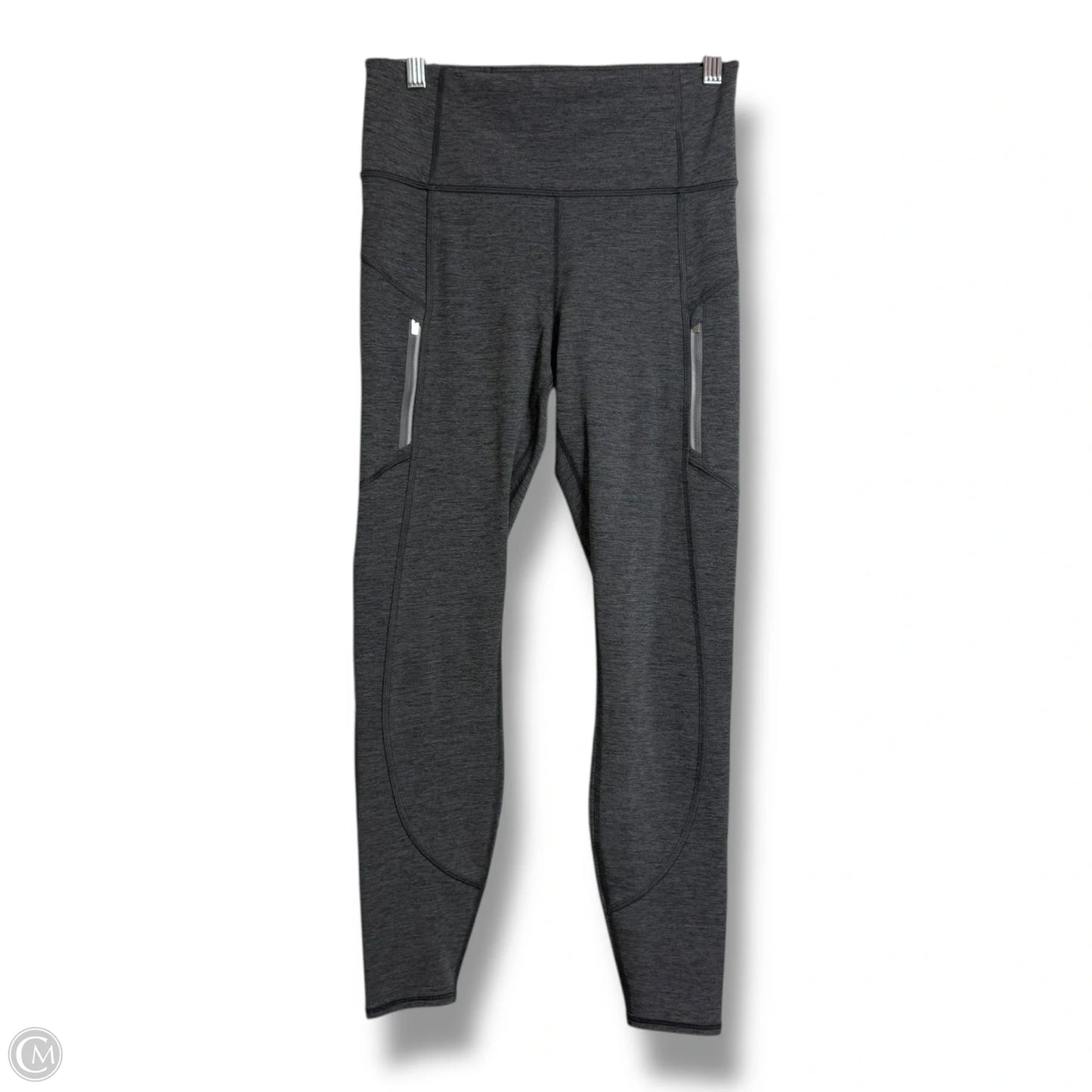 Athletic Leggings By Athleta In Grey, Size: S