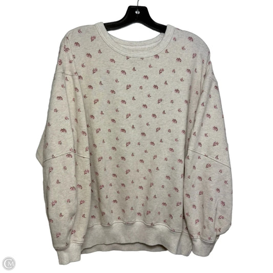 Sweatshirt Crewneck By Aerie In Floral Print, Size: Xs