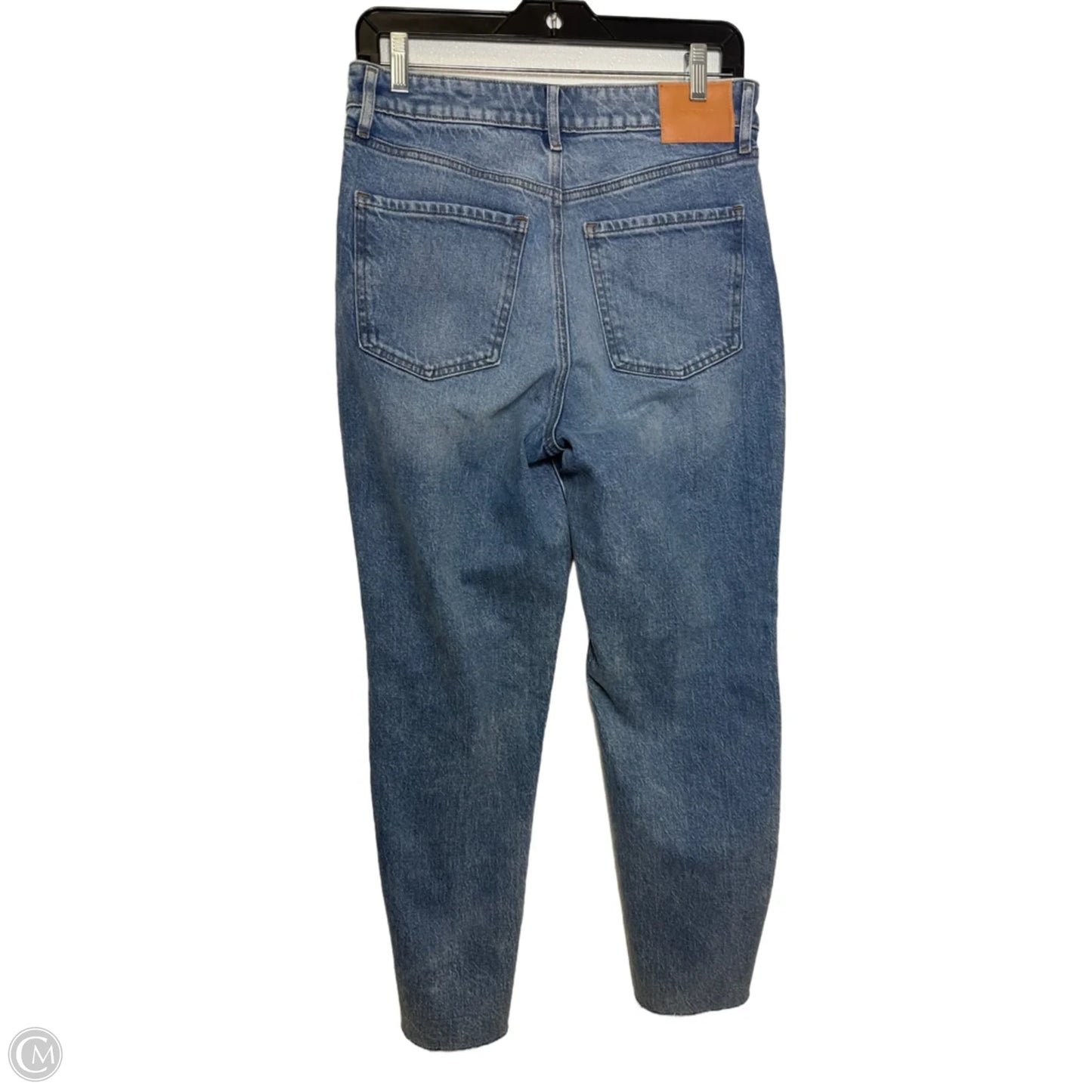 Jeans Cropped By Express In Blue Denim, Size: 4l