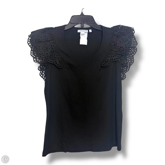 Top Short Sleeve By Chicos In Black, Size: Xs