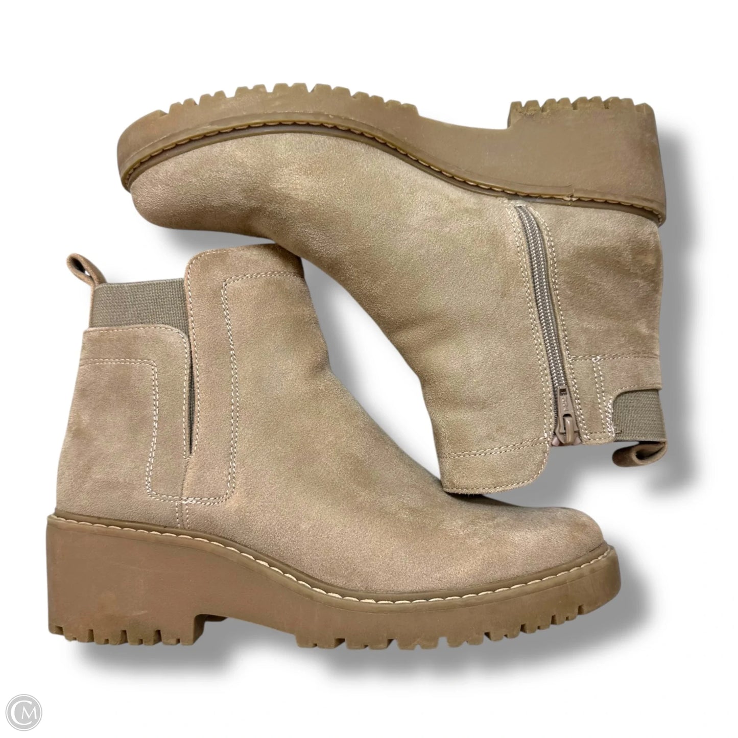 Boots Ankle Heels By White Mountain In Taupe, Size: 9