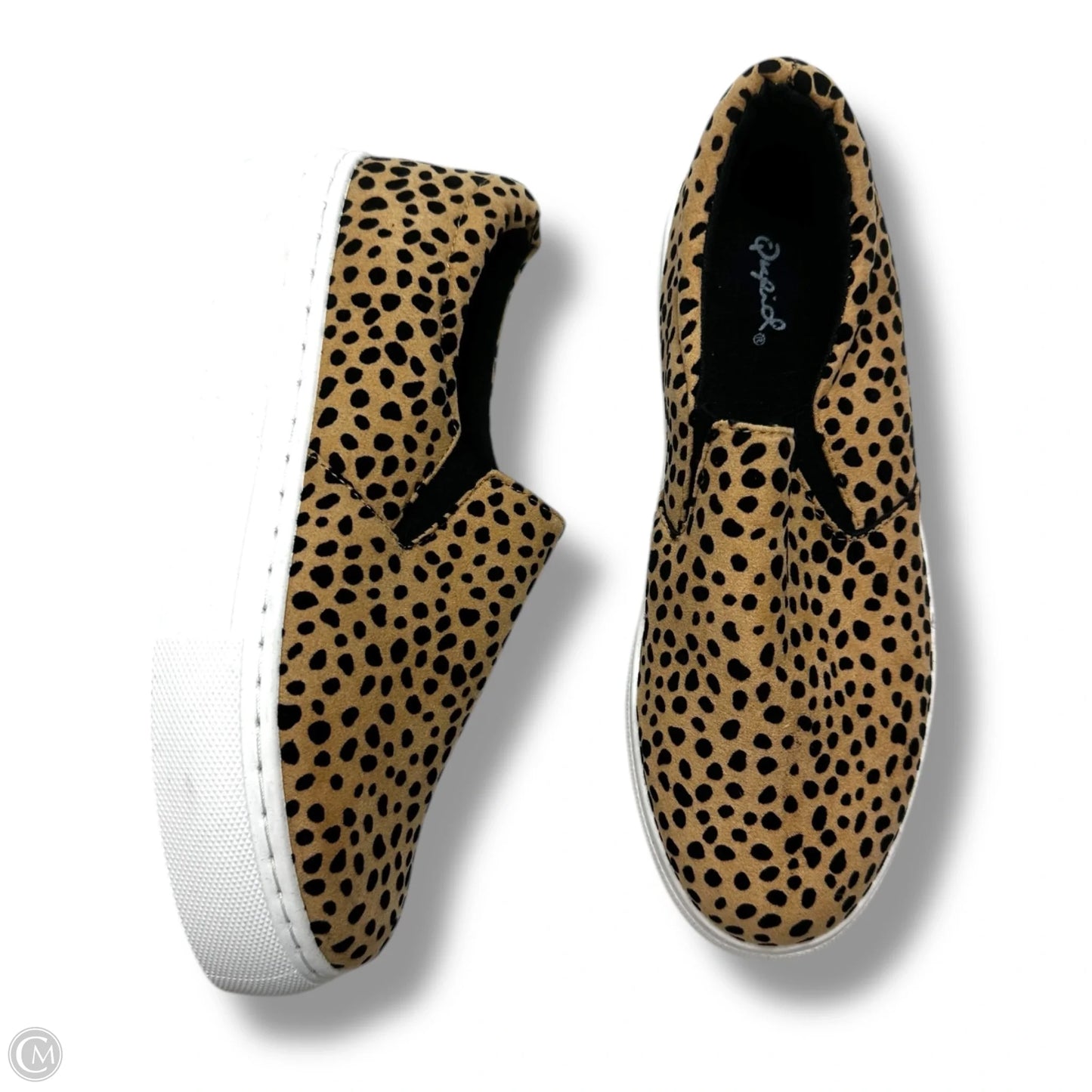 Shoes Flats By Qupid In Animal Print, Size: 8