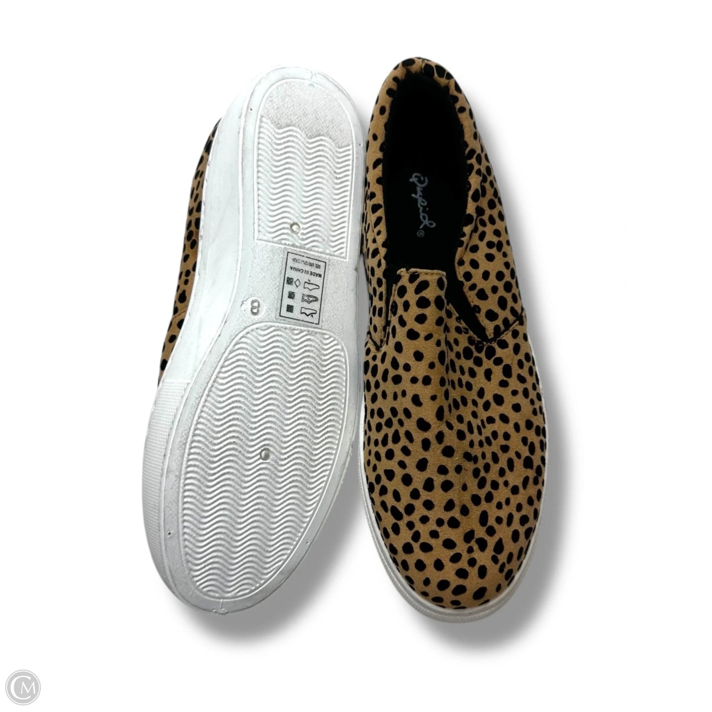 Shoes Flats By Qupid In Animal Print, Size: 8