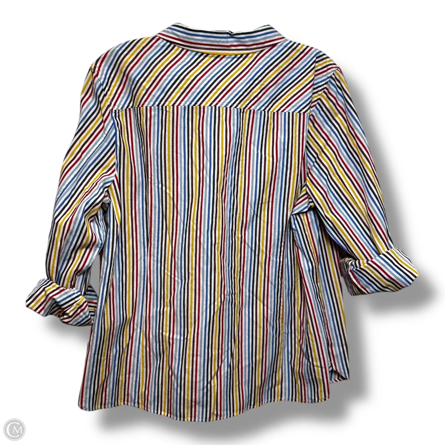 Top Long Sleeve By Tommy Hilfiger In Multi-colored, Size: Xl
