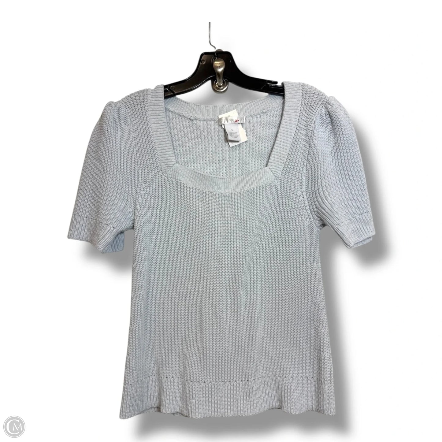 Top Short Sleeve By Design History In Blue, Size: S