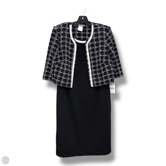 Dress Set 2pc By Clothes Mentor In Black & White, Size: 10