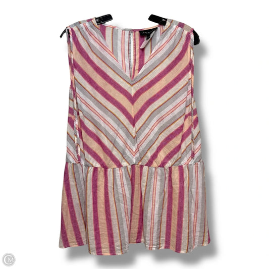 Top Sleeveless Basic By Lane Bryant In Striped Pattern, Size: 18