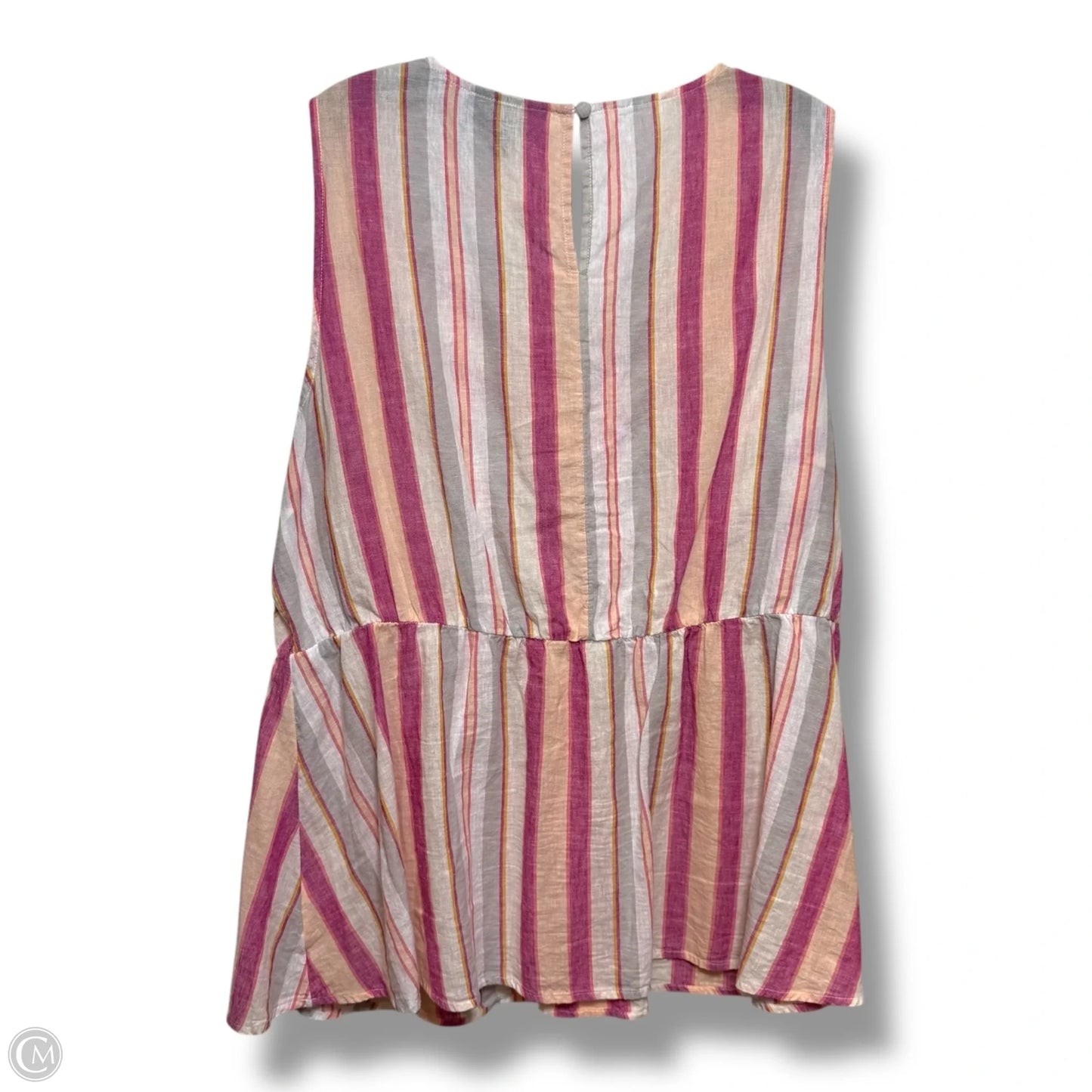Top Sleeveless Basic By Lane Bryant In Striped Pattern, Size: 18