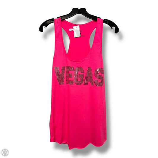 Top Sleeveless By Clothes Mentor In Pink, Size: M