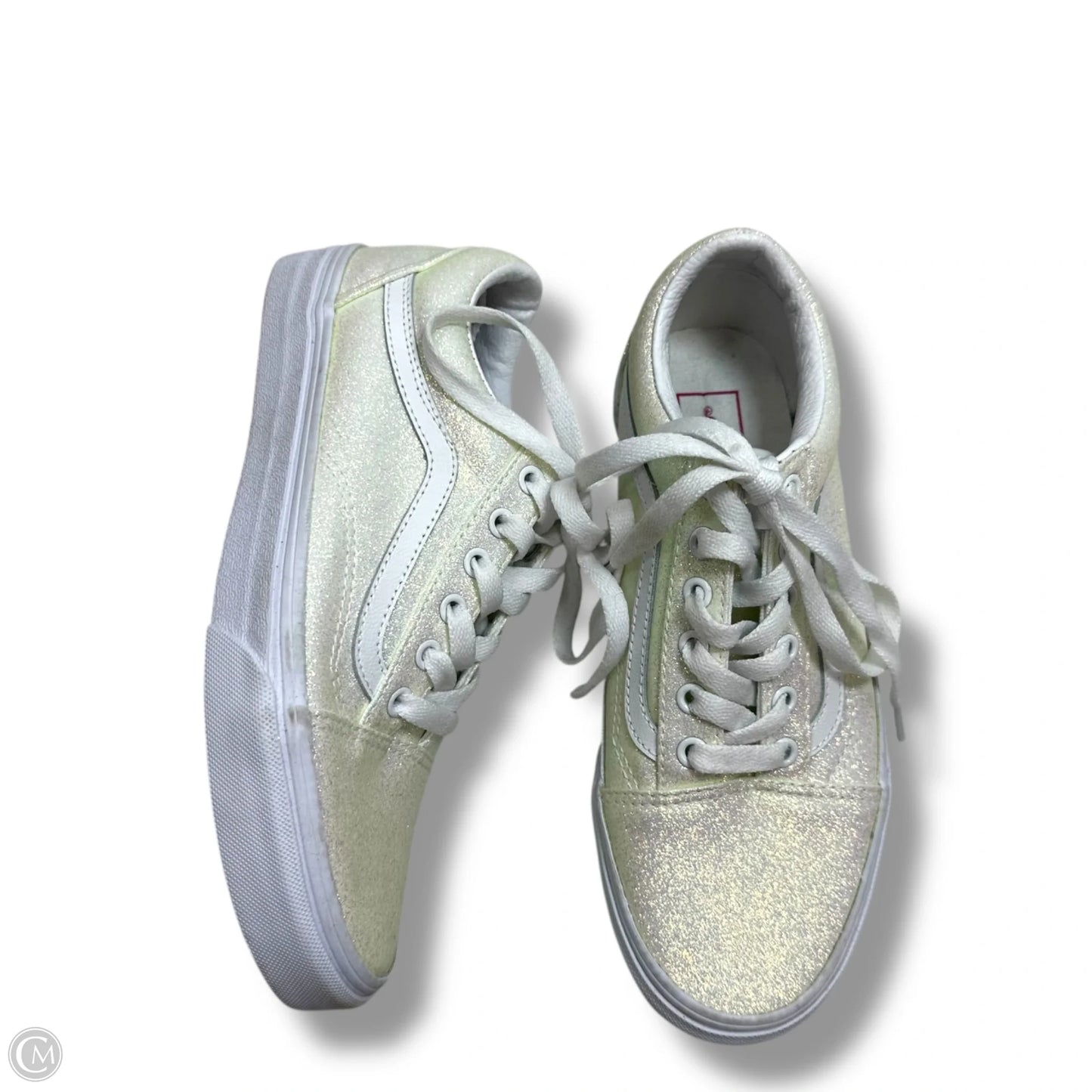 Shoes Sneakers By Vans In White, Size: 7.5