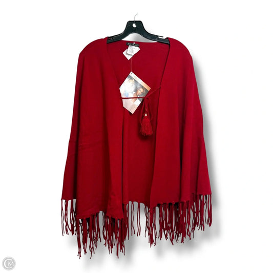 Shawl By Joy & Iman In Red, Size: Osfm